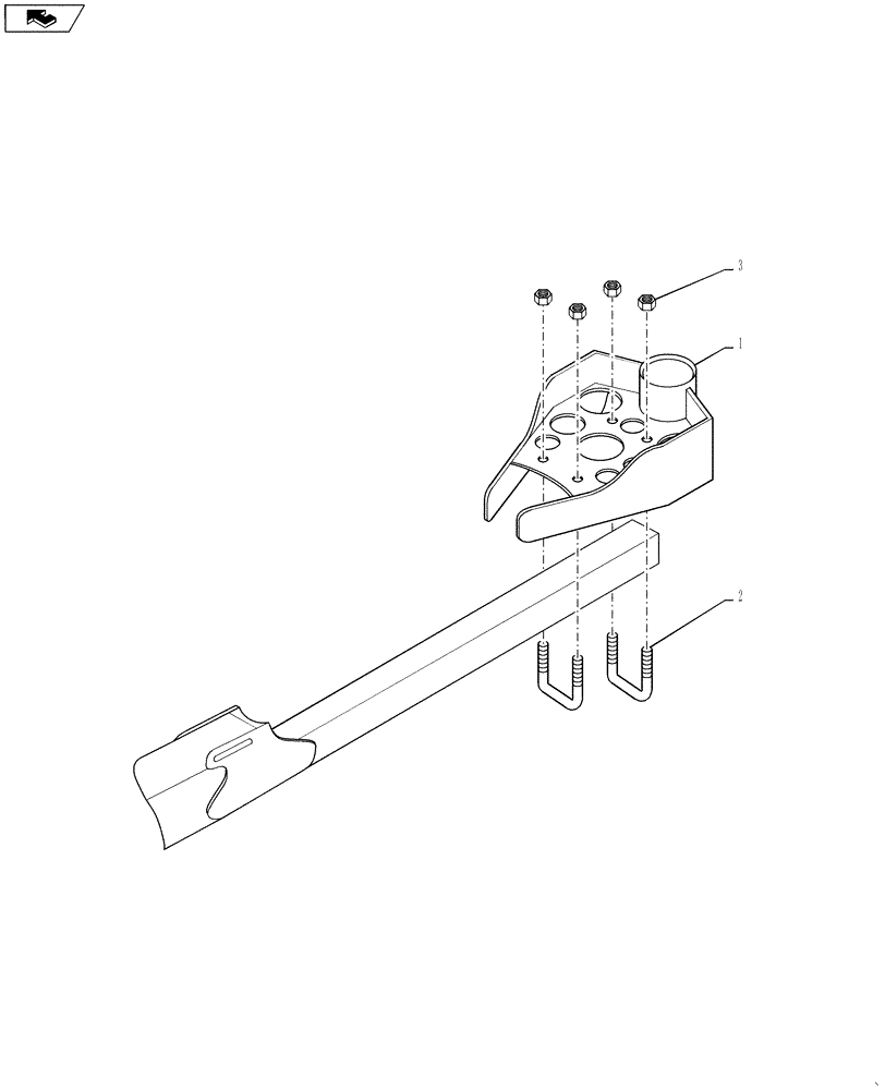 Схема запчастей Case IH 4420 - (08-034) - TIP GUARD PACKAGE, FROM SN Y9T026405 UNTIL YAT028371 (09) - BOOMS