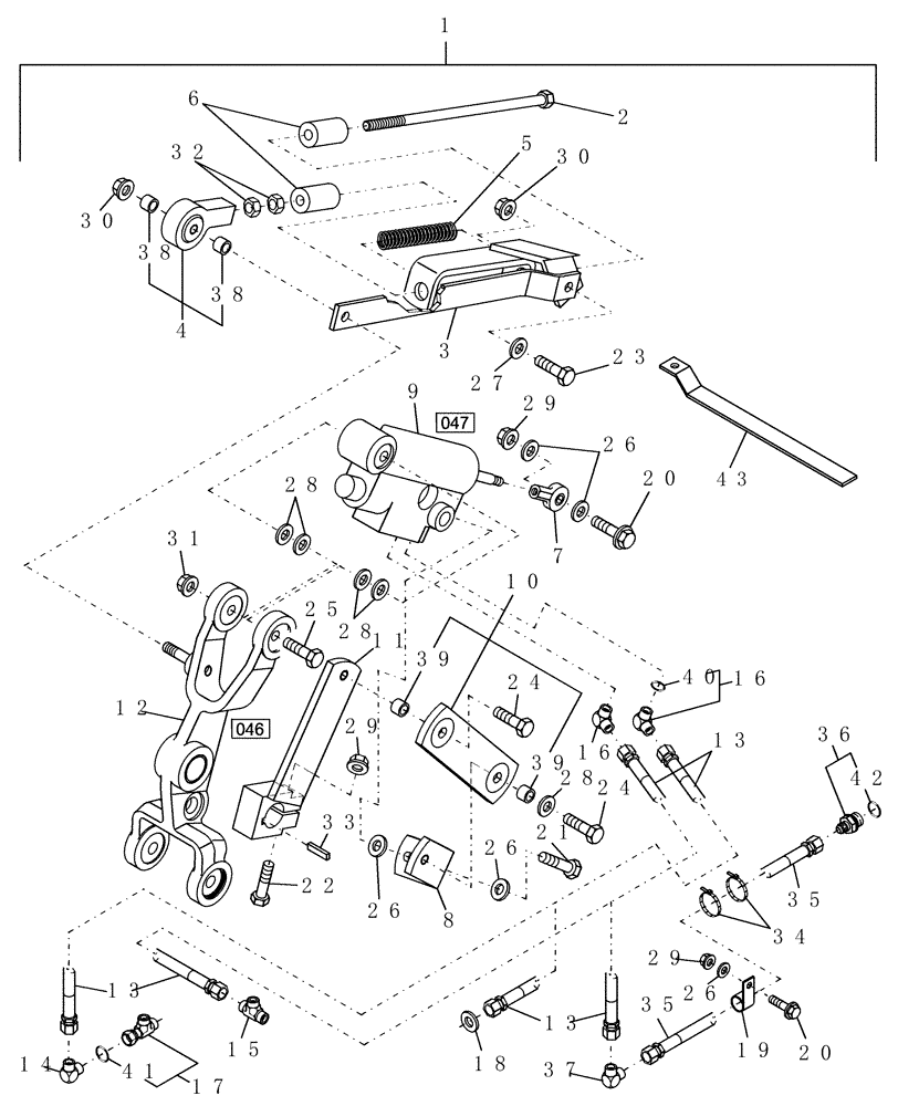 Схема запчастей Case IH WDX901 - (045A) - GROUND SPEED SERVO KIT (88) - ACCESSORIES