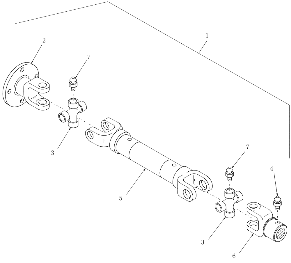 Схема запчастей Case IH DCX131 - (14.07) - DRIVE SHAFT, CUTTERBAR (14) - CROP CUTTING