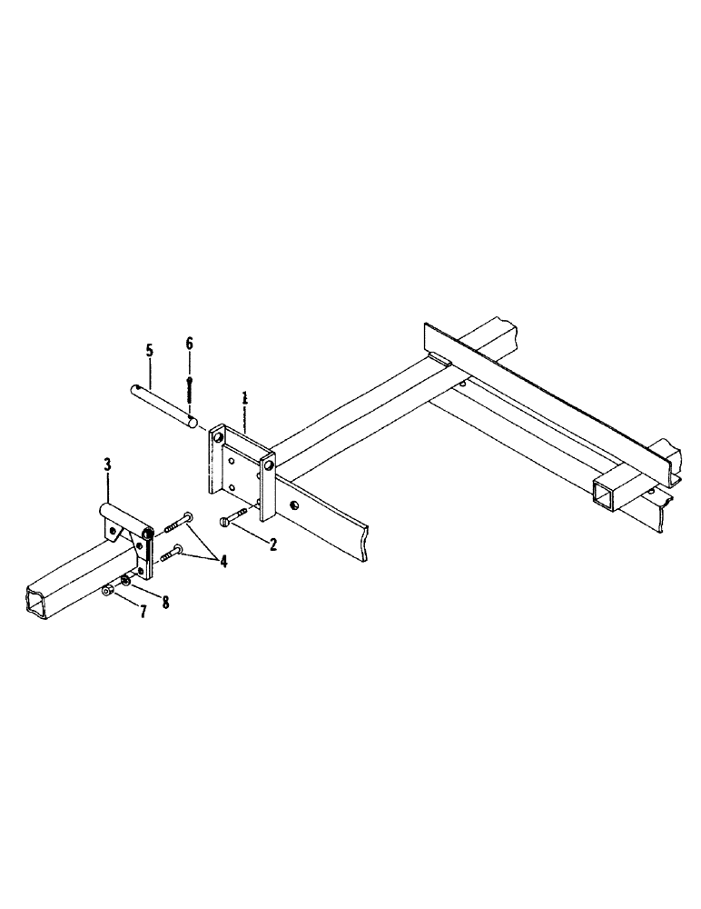 Схема запчастей Case IH 1200W-SERIES - (034) - WING HINGE, WING HINGE ASSEMBLY, NEW AND OLD STYLE 