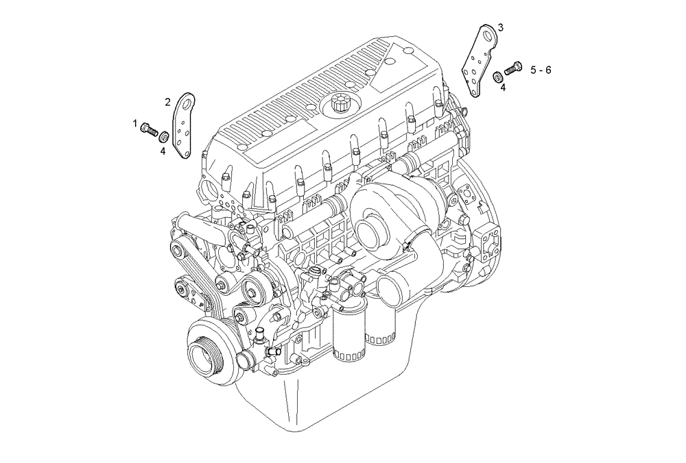 Схема запчастей Case IH F3BE0684Q E905 - (4500.144) - HOOK 