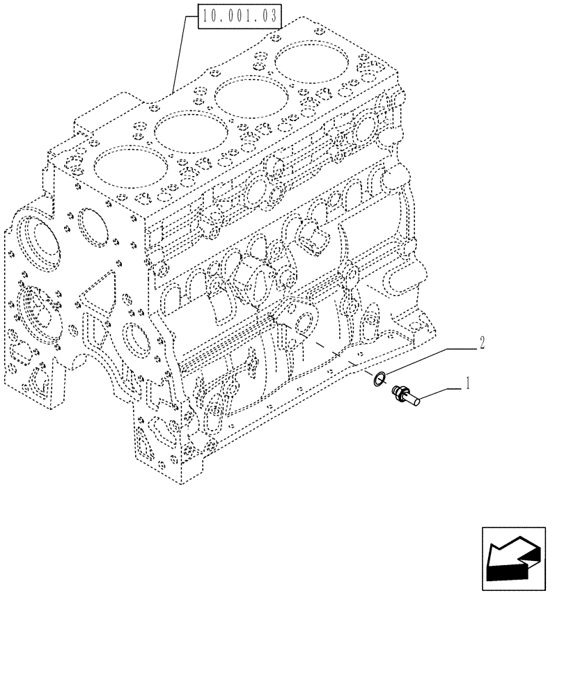 Схема запчастей Case IH P70 - (55.414.01) - MOTOR SENSORS (55) - ELECTRICAL SYSTEMS