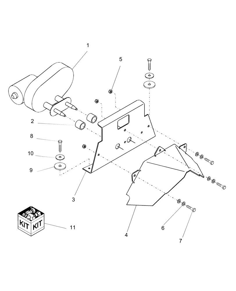 Схема запчастей Case IH AFX8010 - (E.34.A.65[1]) - MOTOR, WINDSHIELD WIPER E - Body and Structure