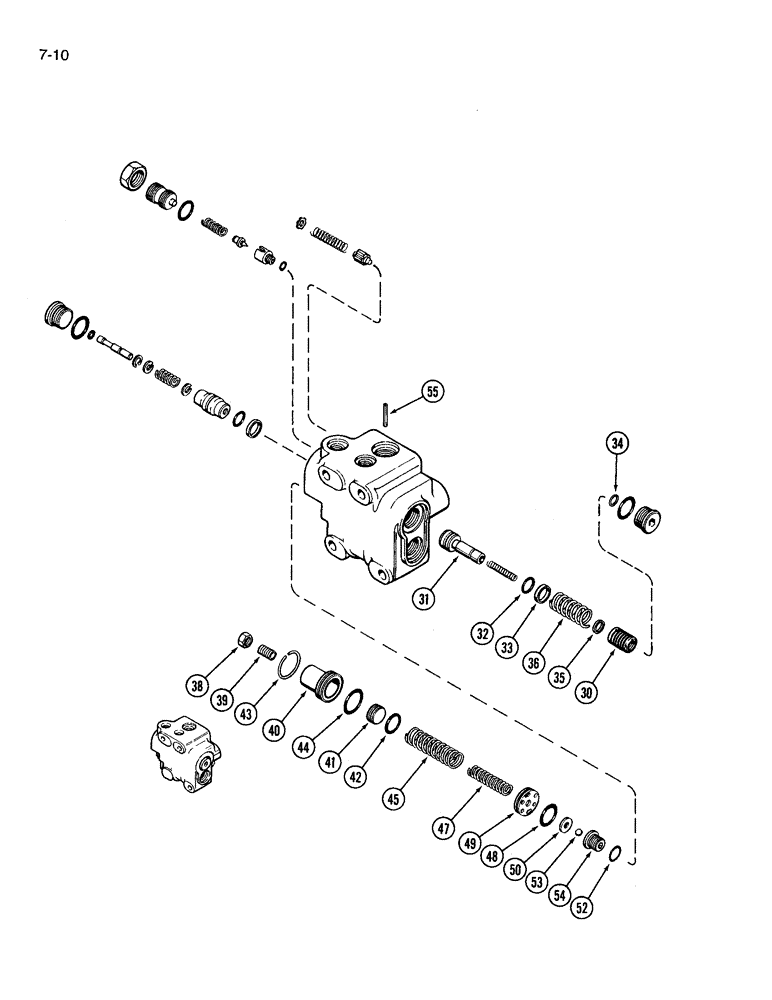 Схема запчастей Case IH 3394 - (7-10) - BRAKE VALVE (CONTINUED) (07) - BRAKES