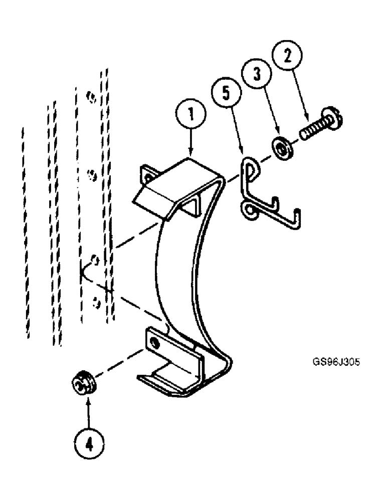 Схема запчастей Case IH 1660 - (9F-08) - STRAW SPREADER PULLEY SHIELD AND BELT GUIDE (19) - STRAW SPREADER & CHOPPER