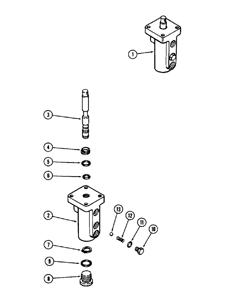 Схема запчастей Case IH 2590 - (7-240) - DIFFERENTIAL LOCK VALVE (07) - BRAKES