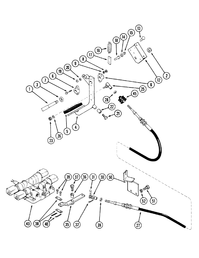 Схема запчастей Case IH 4694 - (6-156) - INCHING PEDAL AND LINKAGE (06) - POWER TRAIN