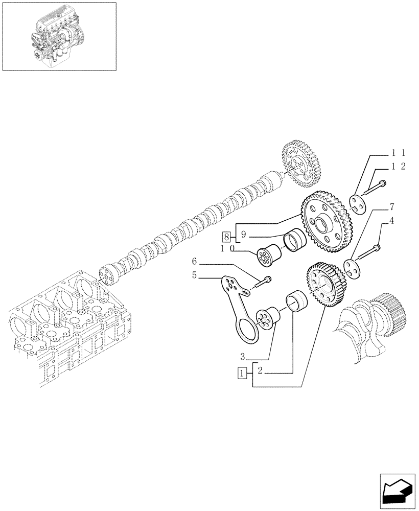 Схема запчастей Case IH STEIGER 435 - (02-44) - INTERMEDIATE CONTROLS, STEIGER 385 / 435 (02) - ENGINE