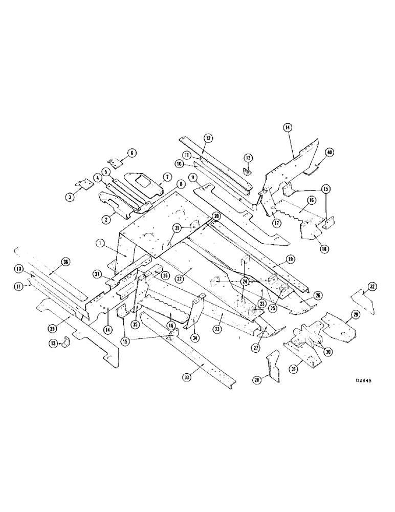 Схема запчастей Case IH 306 - (34) - ROW ASSEMBLY (58) - ATTACHMENTS/HEADERS