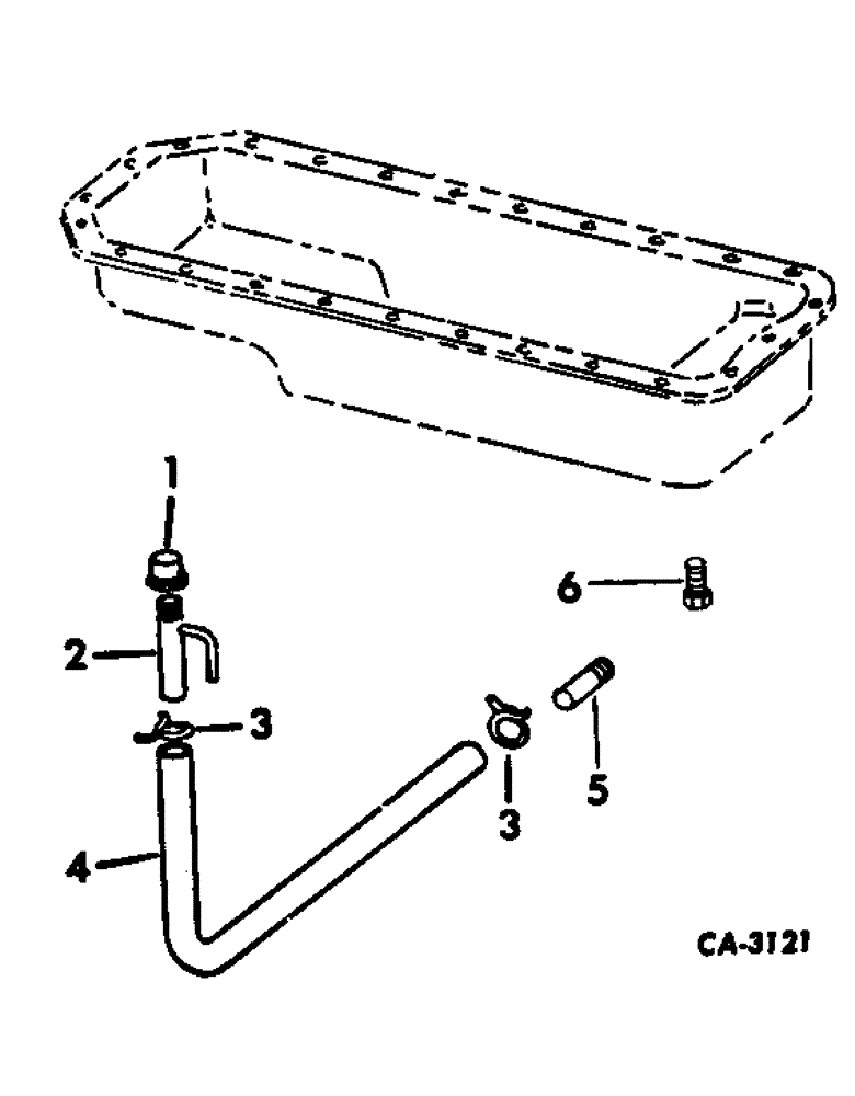 Схема запчастей Case IH 503 - (370) - C-282 ENGINE 3-11/16 X 4.390, CRANKCASE OIL PAN (10) - ENGINE