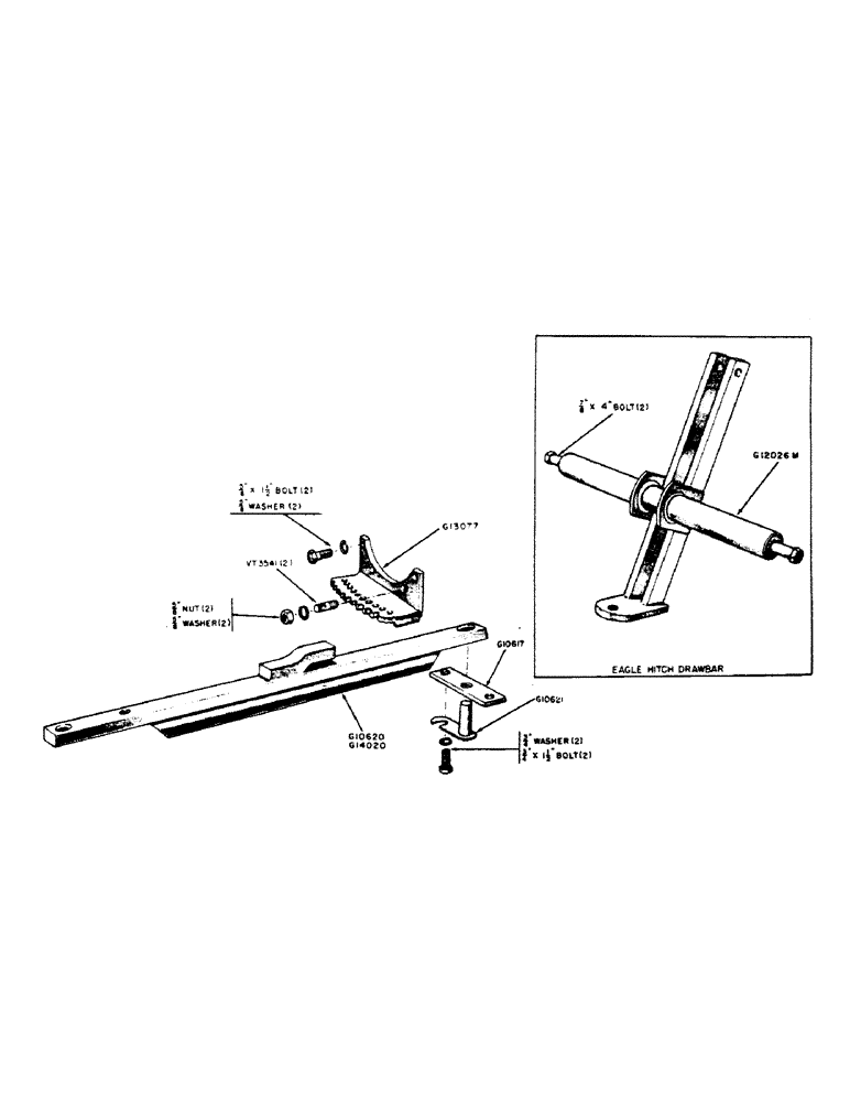 Схема запчастей Case IH 400B-SERIES - (179) - EAGLE HITCH DRAWBAR, SWINGING DRAWBAR (09) - CHASSIS