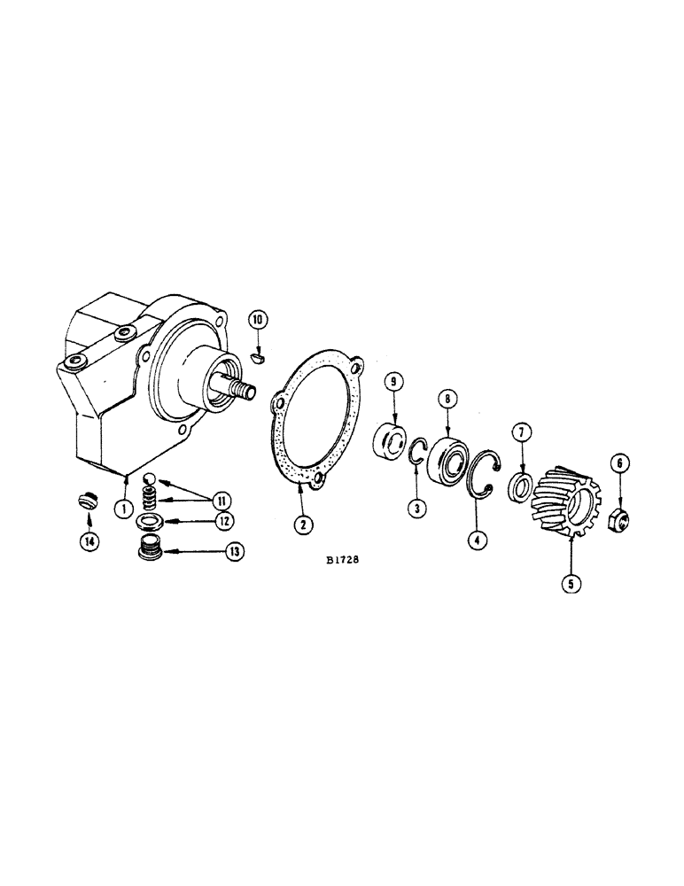 Схема запчастей Case IH 660 - (256) - F81977 HYDRAULIC PUMP 