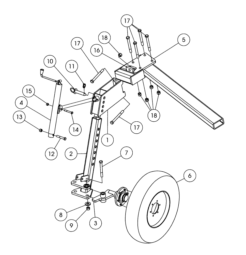 Схема запчастей Case IH RMX370 - (44.100.06) - GAUGE WHEEL PARTS 2008 AND AFTER UNITS (44) - WHEELS