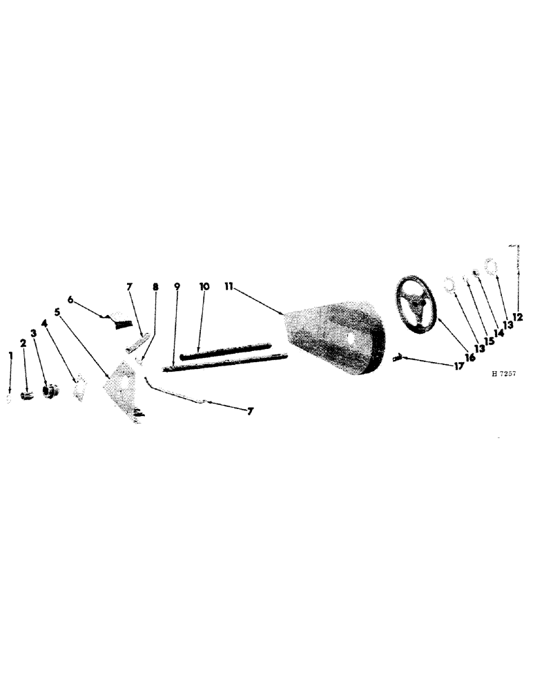 Схема запчастей Case IH 103 - (F-06) - FRONT DRIVESHAFT 