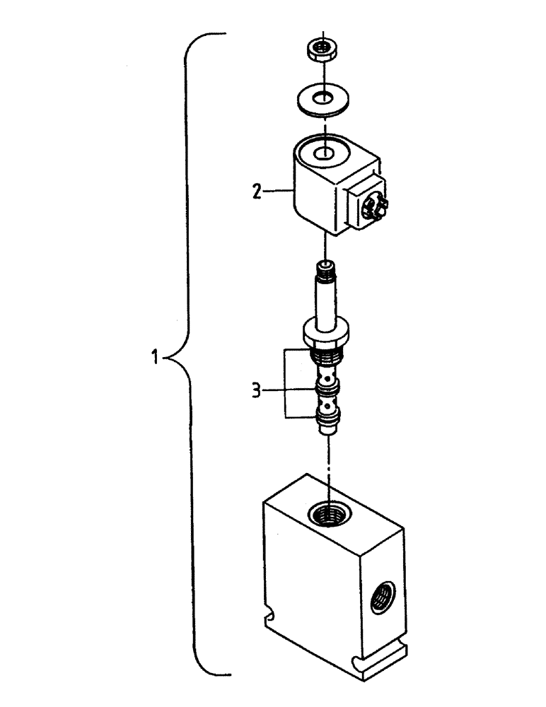 Схема запчастей Case IH 7700 - (B05-15) - HYDRAULIC SOLENOID VALVE Hydraulic Components & Circuits