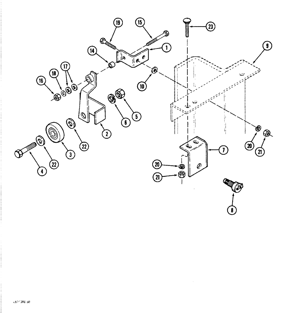 Схема запчастей Case IH 1822 - (9C-58) - BASKET INTERLOCK (16) - BASKET