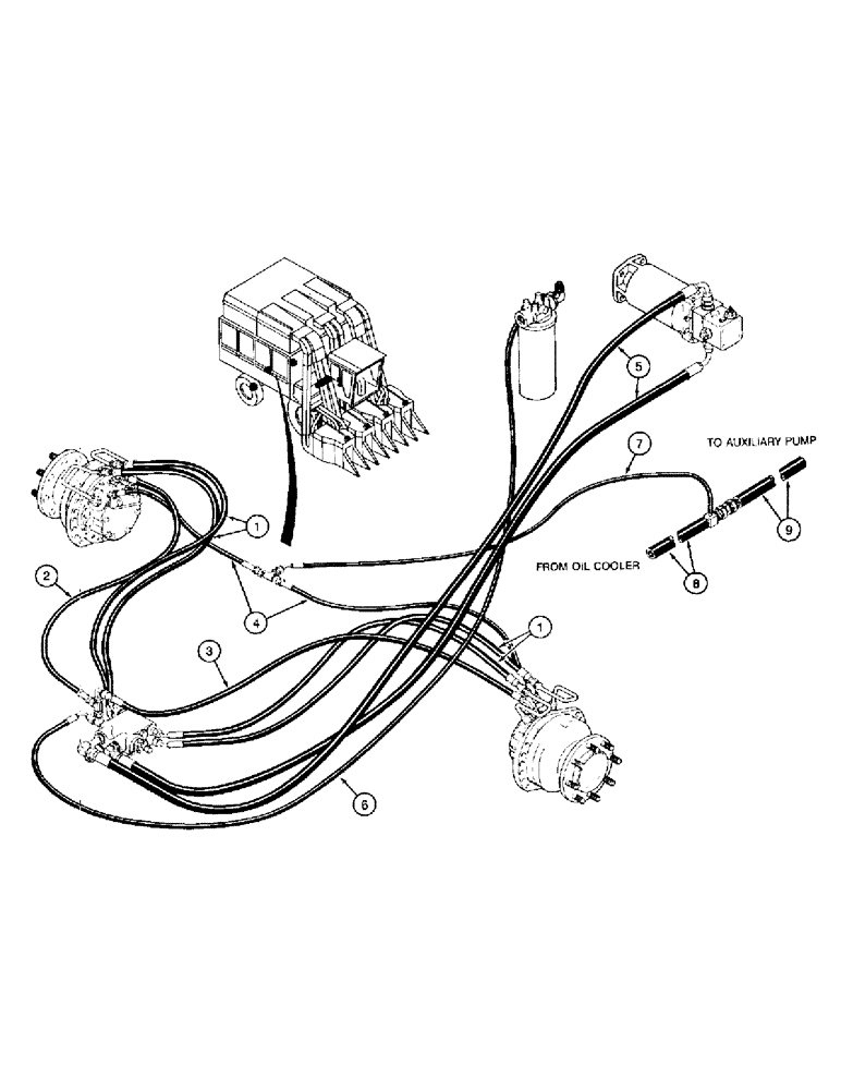 Схема запчастей Case IH 2022 - (1-16) - PICTORIAL INDEX, POWER GUIDE AXLE SYSTEM (00) - PICTORIAL INDEX