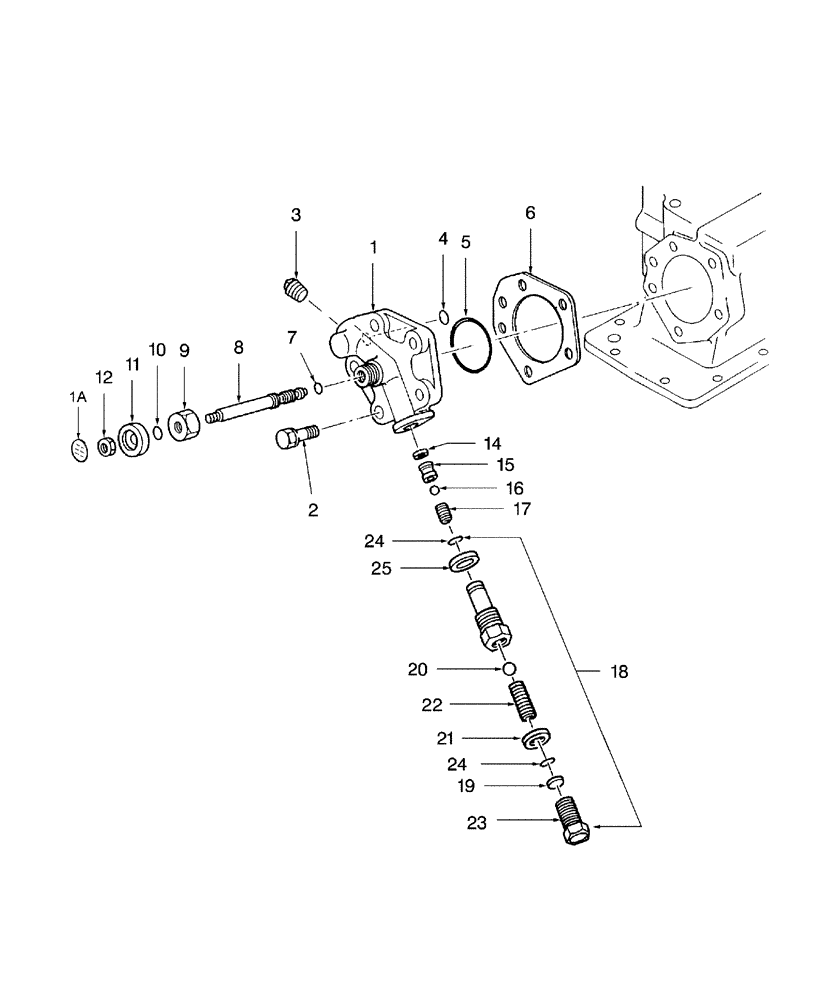 Схема запчастей Case IH DX33 - (07.02) - LIFT COVER CYLINDER HEAD (07) - HYDRAULIC SYSTEM