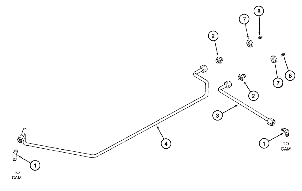 Схема запчастей Case IH 2555 - (09A-19) - CAM LUBRICATION (13) - PICKING SYSTEM