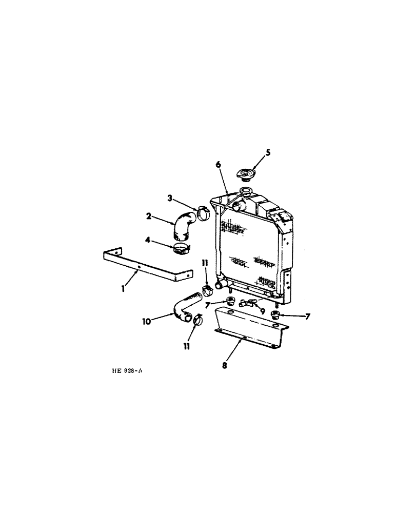 Схема запчастей Case IH 230 - (06-2) - COOLING, RADIATOR AND SUPPORTS Cooling