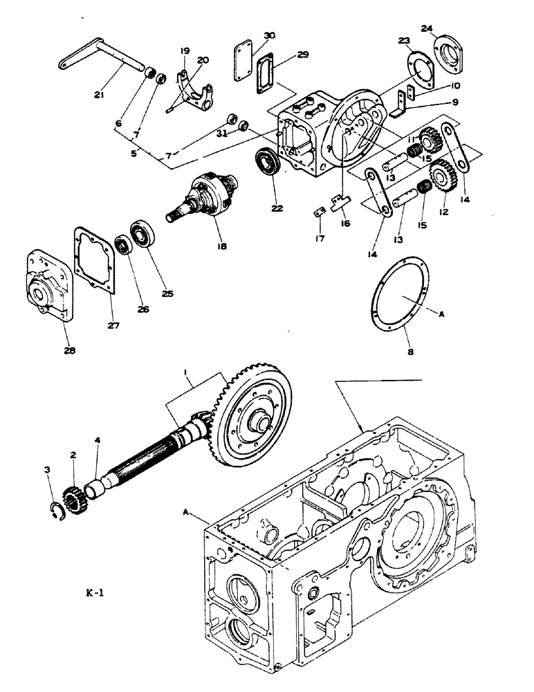 Схема запчастей Case IH 784 - (07-46) - DRIVE TRAIN, FRONT DRIVE P.T.O., ALL WHEEL DRIVE, KIMCO AXLE (04) - Drive Train