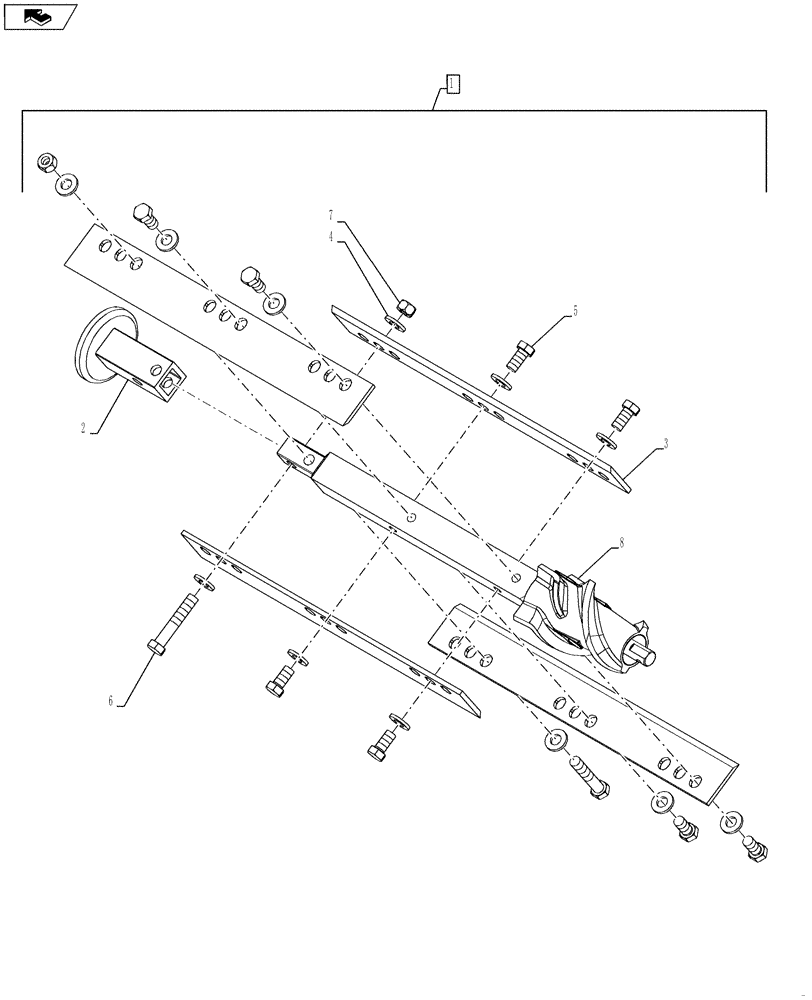 Схема запчастей Case IH 3212-30 - (20.13.25) - ROW UNIT, STALK ROLL (58) - ATTACHMENTS/HEADERS