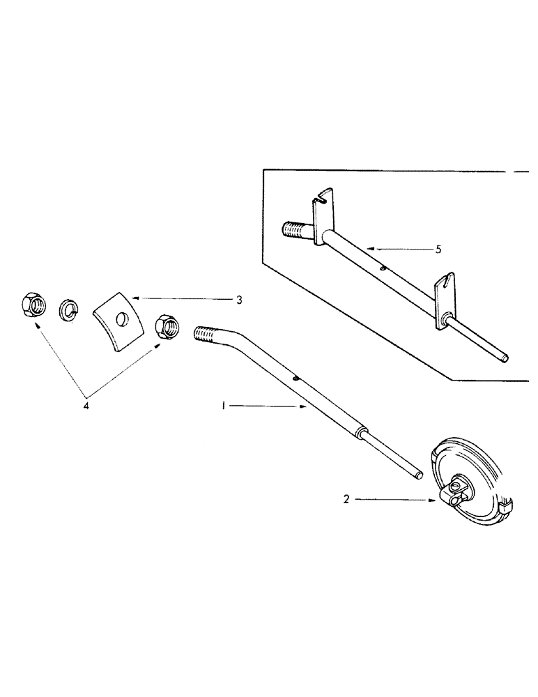 Схема запчастей Case IH FU-267D - (240) - REAR VIEW MIRROR KIT (09) - CHASSIS