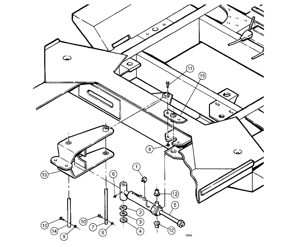 Схема запчастей Case IH SPX3185 - (04-026) - SUSPENSION & FRAME - STEERING ARM ASSEMBLY Suspension & Frame