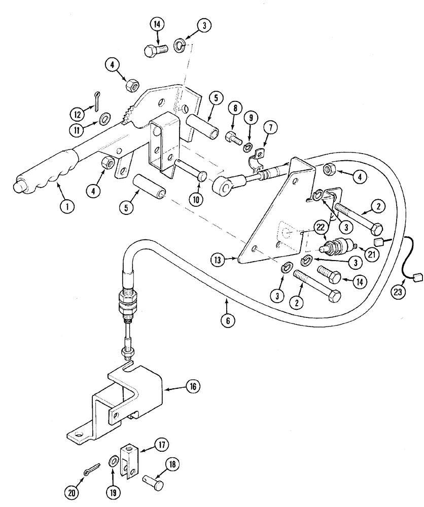 Схема запчастей Case IH C60 - (07-06) - PARKING BRAKE, 4WD (07) - BRAKES