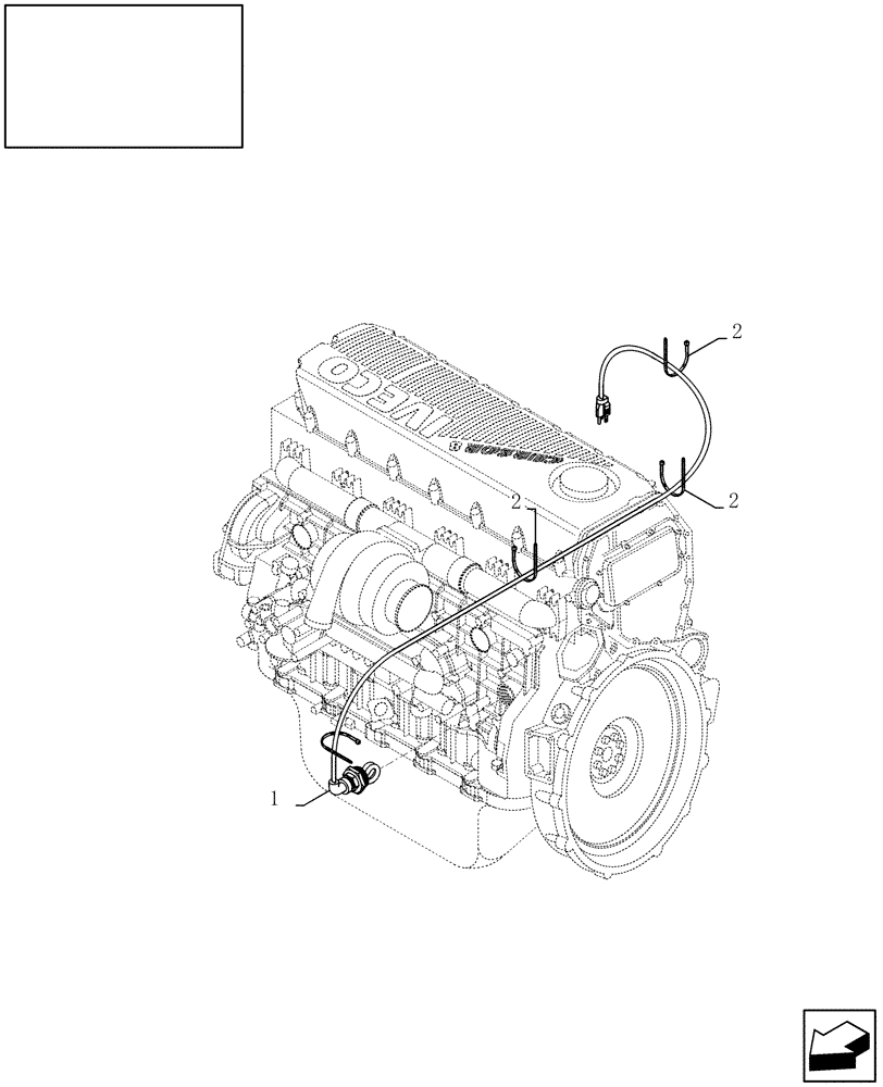 Схема запчастей Case IH 7120 - (10.254.05[01]) - COOLANT HEATER - 7120/7120(LA) (10) - ENGINE