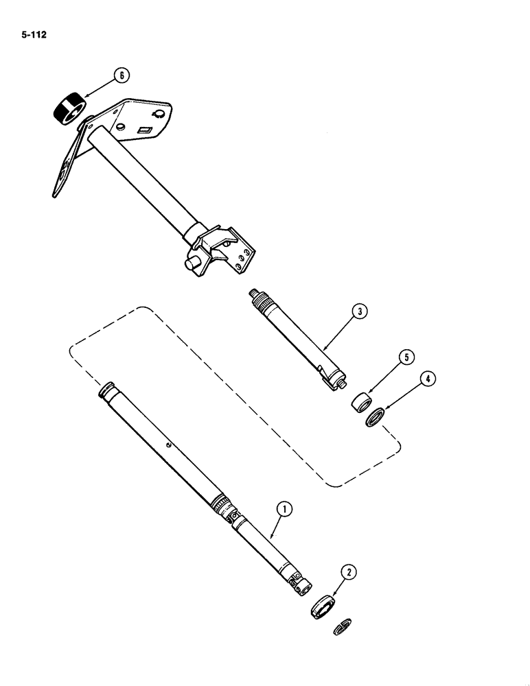 Схема запчастей Case IH 2094 - (5-112) - STEERING COLUMN (05) - STEERING