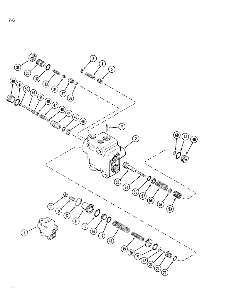 Схема запчастей Case IH 1896 - (7-06) - BRAKE VALVE ASSEMBLY (07) - BRAKES