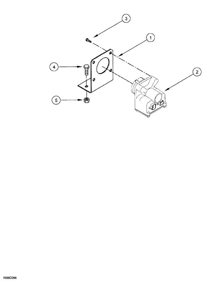 Схема запчастей Case IH AFS - (05-16) - IMPLEMENT CONNECTOR MOUNTING (7000 AND 8900 SERIES TRACTOR) (55) - ELECTRICAL SYSTEMS