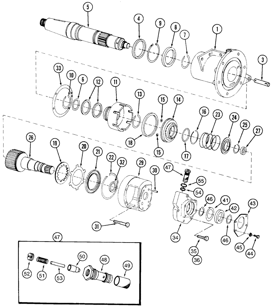 Схема запчастей Case IH 2388 - (06-02) - CLUTCH ASSY - SEPARATOR DRIVE (03) - POWER TRAIN