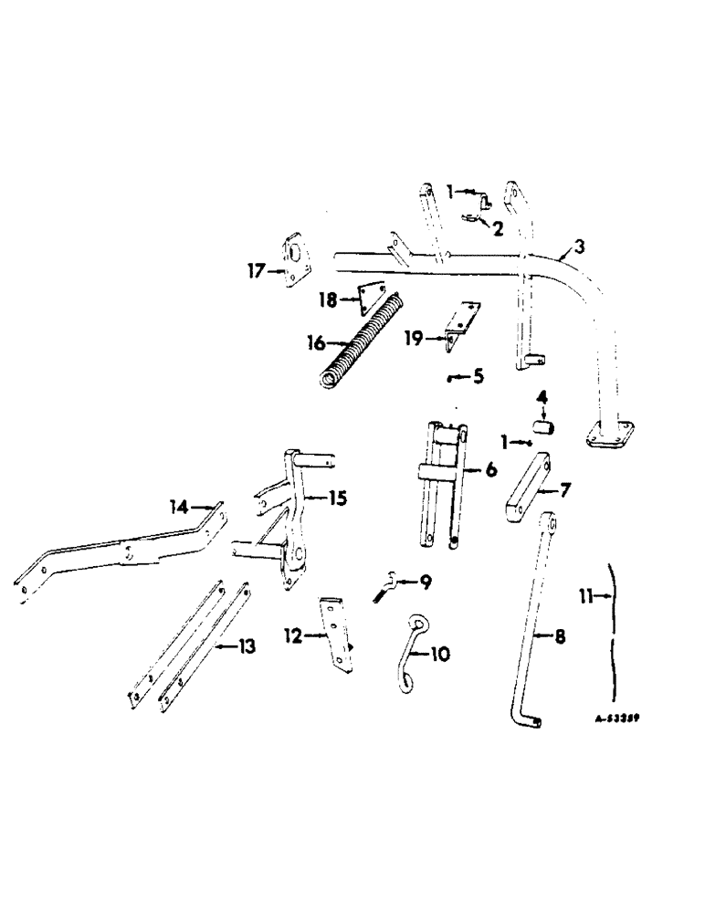 Схема запчастей Case IH 70 - (E-12) - LAND AXLE AND PITMAN LINK 