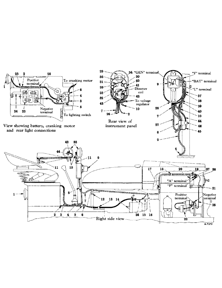 Схема запчастей Case IH SUPER-H - (076) - ELECTRICAL SYSTEM, STARTING AND LIGHTING, BATTERY IGNITION, TRACTORS 19234 UP (06) - ELECTRICAL SYSTEMS