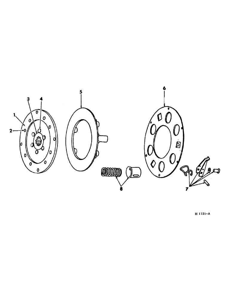 Схема запчастей Case IH 225 - (B-12) - POWER TRAIN, PLANETARY CLUTCH AND PLATE (03) - POWER TRAIN