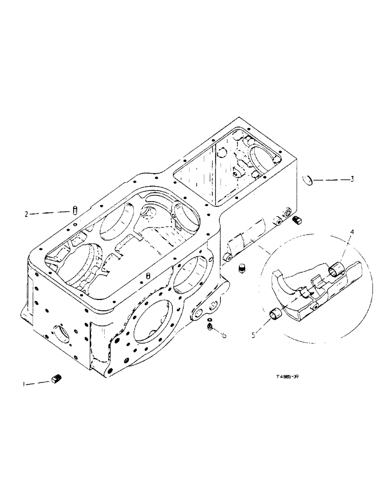 Схема запчастей Case IH 434 - (6-083) - TRANSMISSION HOUSING - ATTACHMENTS (88) - ACCESSORIES