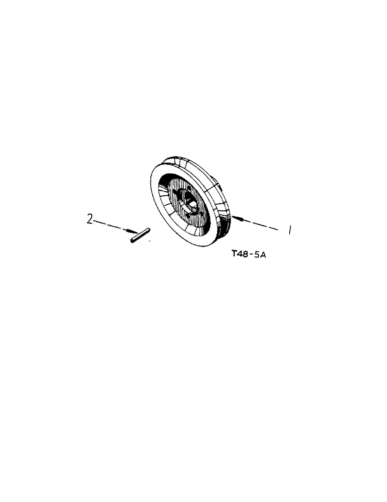 Схема запчастей Case IH 434 - (6-070[1]) - FRONT P.T.O. DRIVE PULLEY ATTACHMENT, PETROL - ATTACHMENTS (06) - POWER TRAIN