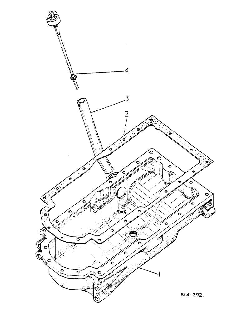 Схема запчастей Case IH 685 - (12-072) - CRANKCASE OIL PAN Power