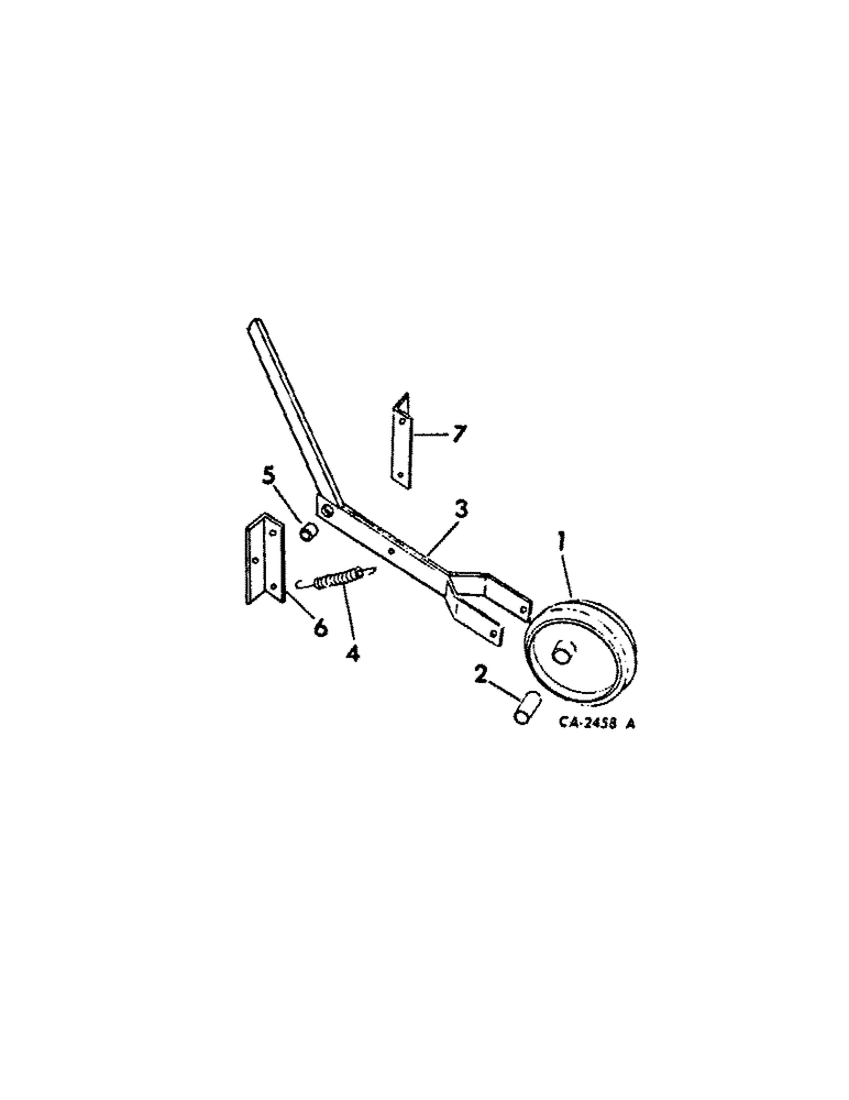 Схема запчастей Case IH 400 - (A-059[A]) - DRUM MONITOR ATTACHMENT 