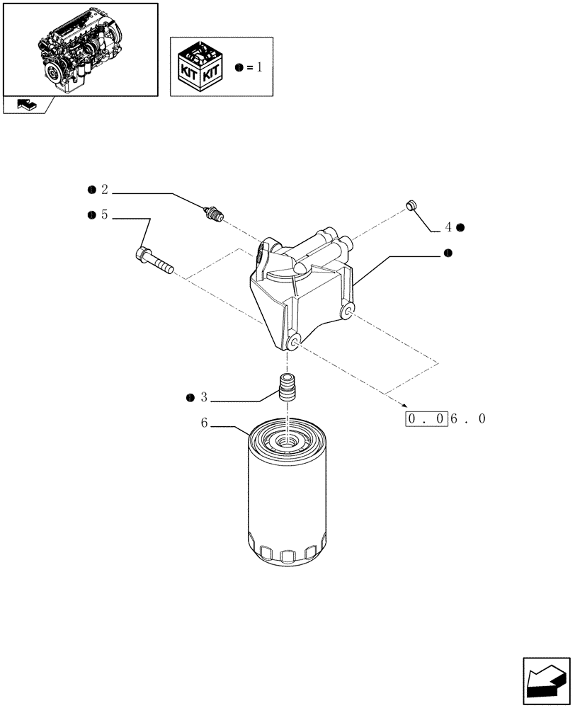 Схема запчастей Case IH F3CE0684C E002 - (0.20.0) - FUEL FILTER & RELATED PARTS (504088012 - 504091886) 