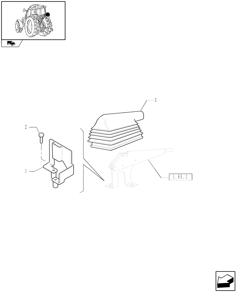 Схема запчастей Case IH PUMA 125 - (1.89.4) - TRAILER BRAKE BRACKET (ITALY) (VAR.330895) (09) - IMPLEMENT LIFT