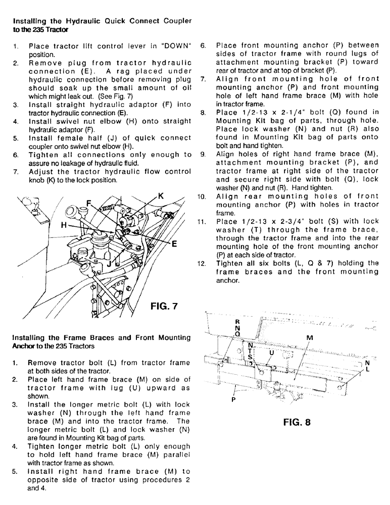 Схема запчастей Case IH 56FTS - (12) - PREPARATION OF THE TRACTOR 