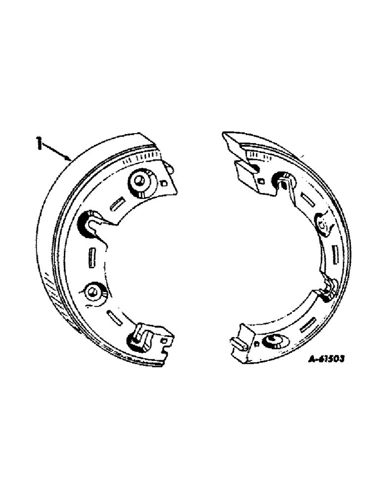 Схема запчастей Case IH 656 - (L-14[A]) - REAR WHEEL WEIGHTS, SPLIT TYPE, FOR DISC TYPE REAR WHEELS Wheels & Wheel Weights