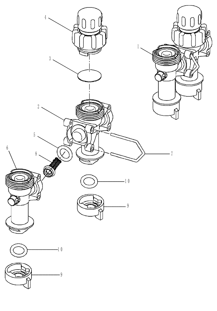 Схема запчастей Case IH SPX4410 - (11-069[01]) - NOZZLE, DUAL, WILGER Options