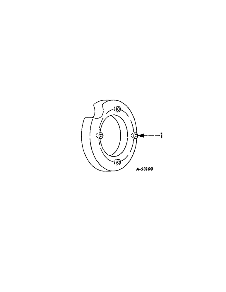 Схема запчастей Case IH 1026 - (02-04) - MISCELLANEOUS, FRONT WHEEL WEIGHTS, FARMALL TRACTORS Accessories & Attachments / Miscellaneous