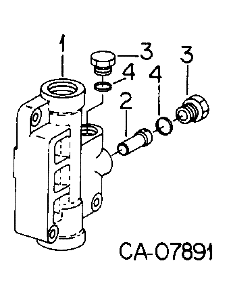 Схема запчастей Case IH 7288 - (10-32) - HYDRAULICS, AUXILIARY VALVE END COVER (07) - HYDRAULICS