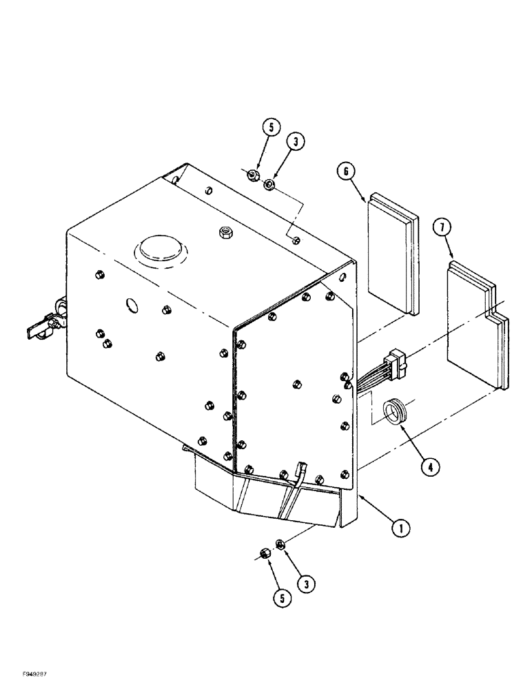 Схема запчастей Case IH 9370 - (9-092) - CAB AIR CONDITIONER AND HEATER MODULE (09) - CHASSIS/ATTACHMENTS