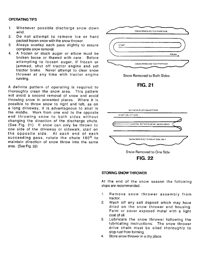 Схема запчастей Case IH 56FTS - (22) - OPERATING TIPS 